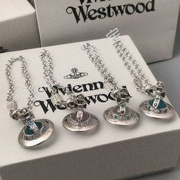 Designer Westwood High Edition Luxury Luxury 3D Saturn Glass Beads Bracelet