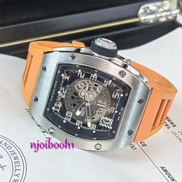 Designer WACTCH RM010 ATTAL MECANICAL METS HOMMES MONTRE BARREL MONTRE SPORTS SPORT