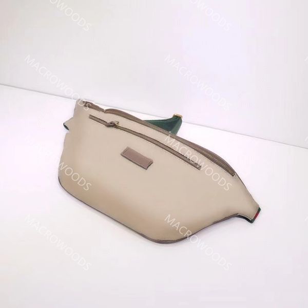 Designer Waist Bag Sac banane de luxe pour femme Broderie patch fanny pack toile spéciale broder tigre motif OVNI Longueur réglable des bretelles vintage