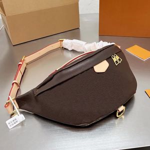 Bolsos de cintura de diseñador Flor marrón Hombro Messenger Bag Réplica de marca Bolso cruzado Bolso de cuero Monedero de mujer Carteras