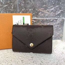Designer Wallet 2024 Mode Koppeling Bag Gedrukte geld Wallet Tas Vrouwelijke kleur Matching Celebrity High-End Handtas Gift Box Top 7A