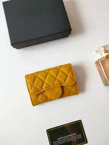 Designer wallet card holder CC Designer Card Holders bourse Mode Femmes hommes Sacs à main avec boîte Cartes de crédit Coin Mini portefeuilles