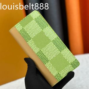 Portefeuille de portefeuille concepteur homme luxurys portefeuilles brazza femmes portefeuilles longs sac en réseau vert véritable cuir dames de voyage portefeuille de porte