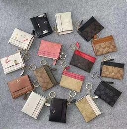 Designer Wallet Classic Key Bag Change Purse Mini Card Tas Key Ring Credit Card Holder Key Chain ID Card Coin Wallet Heren en Dames Purse Gift Box Packaging