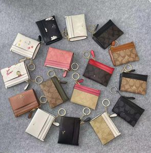 Portefeuille de concepteur Classic Key Sac Changement de sac à main mini sac de cartes de carte clé Clé Carte de crédit Carte Key Chain ID Card Portefeuille Portefeuille Boîte à cadeaux pour sac à main pour hommes et femmes