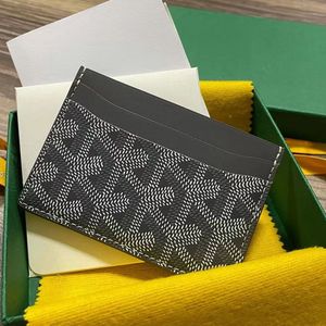 Designer Wallet Classic Mens Card Bag Multi Slot Gedrukte Business Mini Wallet Dames Zero Wallet Luxe Visitekaartje Zit Dames echte lederen portemonnee