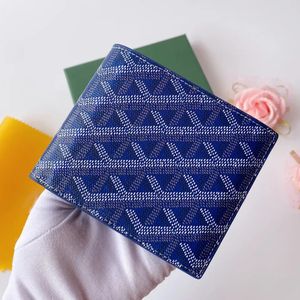 Designer Wallet Go Yard Wallet Echte lederen dameskaart portemonnee Volledig graan Lederen portemonnee man Korte klep portemonnee modieuze honderd dtyle munt portemonnee