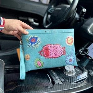 Designer Wallet Handbag Card Holder Mens Wallet Underarm Package Tote Bag Laptop Bag Neutral Graffiti Pattern