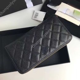 Designer Wallet Handtas Zippy Wallets Caviar Classic Quilted Bag Mode Leer Portores HULP TAKS VROUW CC Wallet Credit Cardhouder For32