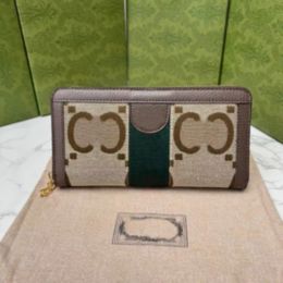 Designer Wallet Leather Brand portemonnees voor dames luxe damesportemonnee met logo 2 gs portefeuilles Men Men Purse High Matching Box
