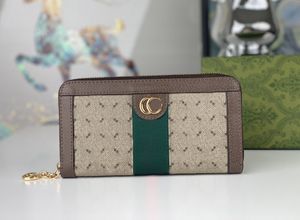 Designer portefeuille luxe Ophidia cion sacs à main hommes femmes titulaires de cartes de crédit mode marmont double lettres longue pochette haute qualité digram zipper portefeuilles