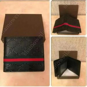 Portefeuille de luxe Top Card Holder Mini Portefeuille Titulaire de la carte France Paris Plaid G Style Hommes Portefeuille Femmes Portefeuille avec boîte Porte-monnaie Dossier Passeport