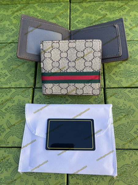 portefeuille de concepteur de luxe Top Carte Mini portefeuille portefeuille France Paris Plaid Style Portefeuille Portefeuille Femme avec boîte à sac à main Pursport Portefeuille Portefeuille avec boîte