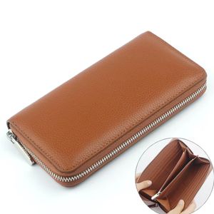 portefeuille design pour hommes et femmes haut de gamme H classique togo portefeuilles en cuir hommes longs simples en cuir grande capacité multi-fonctions sacs à main de mode HE