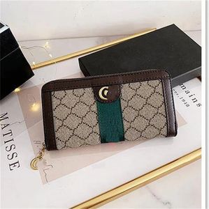 L portefeuille de designer hommes femmes portefeuilles longs porte-cartes porte-monnaie porte-monnaie Ophidia Mini pochettes designers de luxe sacs à main de crédit d'affaires