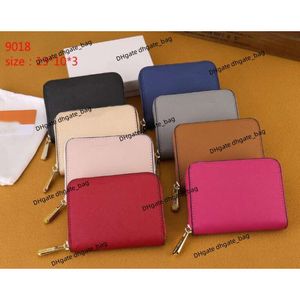 Portefeuille de designer nouveau sac classique mini sac horizontal carré court bref pour femmes zipper caisse de poche portefeuille polyvalent