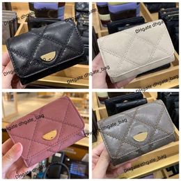 Portefeuille de designer nouveau sac pour femmes willa carte de flip demi-pliage courte portefeuille multi-fonction en cuir authentique clé clés de poche porte-monnaie portefeuille haut