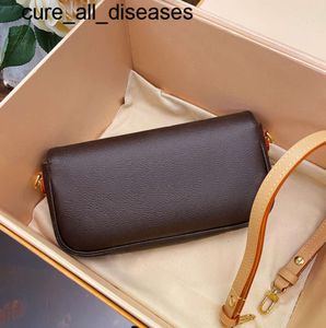 Designer portemonnee aan ketting klimop hobotassen luxe schoudertassen 1 kwaliteit lederen handtassen 23,5 cm met doos ML