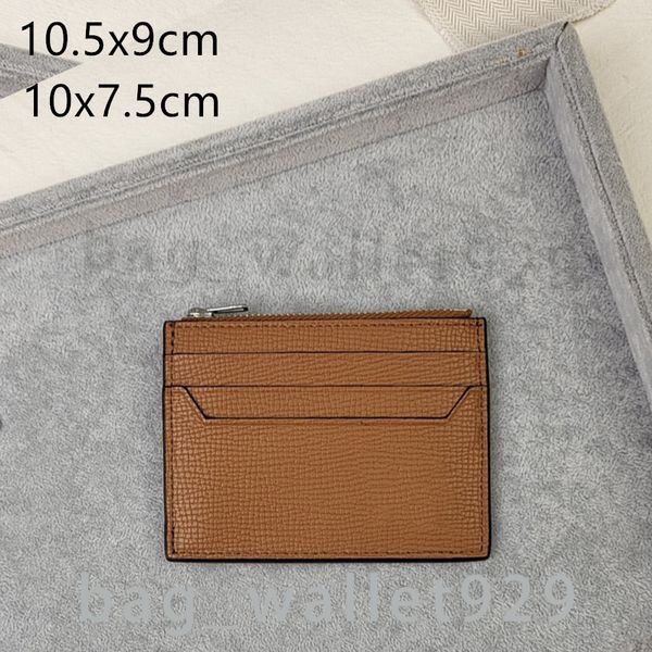 Cartera de diseñador Monederos Mujer Bolso de lujo para mujer Compras Titular de la tarjeta de crédito de cuero genuino Bolsas de gama alta 5A 10 Bolsa Cuero de vaca Bolsa de tarjeta de crédito de alta calidad Bolsos de mano