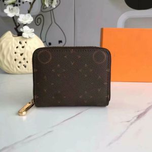 Cartera de diseñador para mujer, carteras ZIPPY, tarjetero, monedero de lujo, billetera de cuero suave para mujer, billetera con cremallera para mujer, monederos de maíz, billetera en efectivo 60067