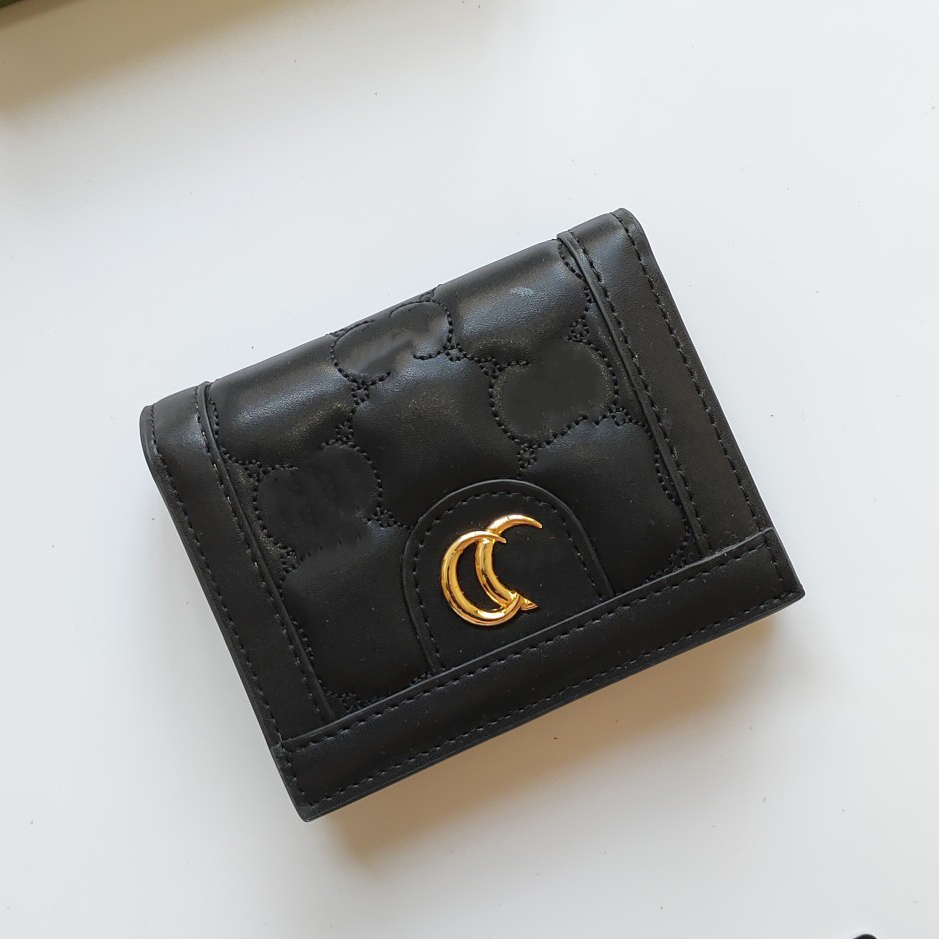 Billeteras de diseñador Titular de tarjetas de crédito Marmont Monedas de monedas Mini bolsas de alta calidad Interior de cuero de cuero Policito de bolsillo de bolsillo Women Wallet