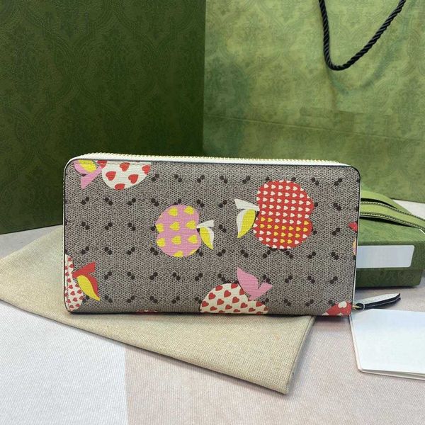 Carteras de diseñador para mujer Monederos g Carta Cartera de diseñador Cartera para mujer Monedero con patrón de corazón de amor de moda y versátil 231115