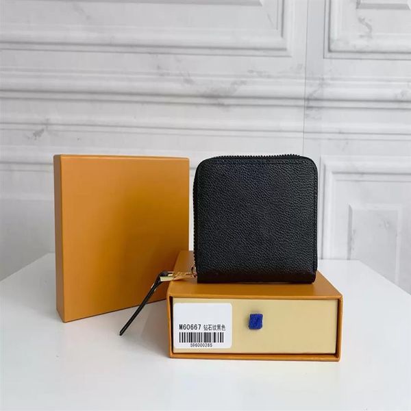 Portefeuilles de créateurs de haute qualité Porte-monnaie Titulaires de la carte Mode LB188 ZIPPY COIN PURSE MY WORLD TOUR Cuir Femmes MINI Key Pocke218E