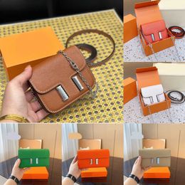 Designer Wallets Long Purse Women ketting portemonnee munt portemonnees kaarthouder dames klassieke mode solide kleur houders 230715