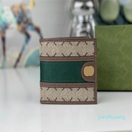 Portafogli firmati di lusso Ophidia cion portamonete porta carte di credito moda uomo donna classico digramma lettere dorate pochette soldi corti