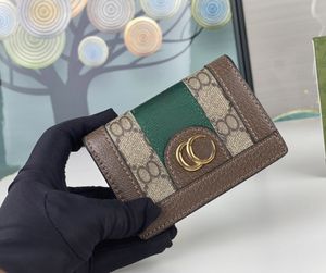 Designer portefeuilles luxe Ophidia cion sacs à main hommes femmes mode marmont porte-cartes de crédit haute qualité classique digram lettres dorées pochettes d'argent courtes