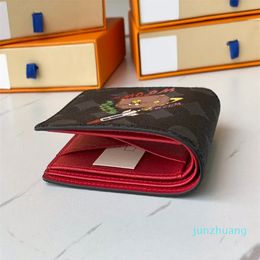 Designer -portefeuilles pour hommes Portefeuilles multiples porte-cartes en édition limitée pochettes d'argent de mode masculine de haute qualité