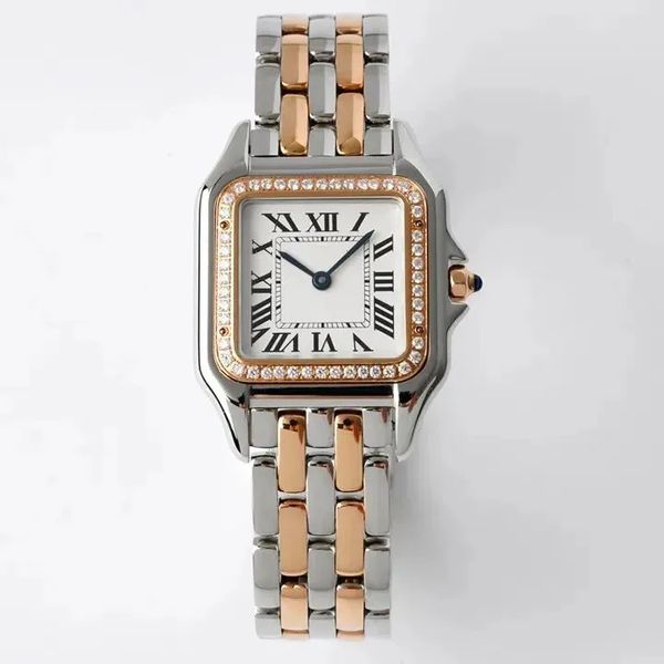 Montre de créateur 22cm femmes montres à quartz mode panthère classique montres en acier inoxydable 316L montre-bracelet de luxe marque diamant montre de haute qualité saphir