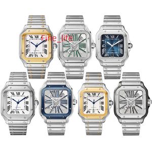 Montre de créateur 39,8 mm Squelette Quartz VK Lady Montre Automatique 2813 Mouvement Montres Hommes Femmes Montre En Acier Inoxydable Montres Hommes Couples Montre Orologio di lusso