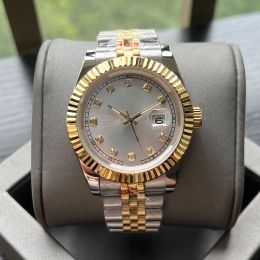 Designer horloge 41 mm gouden ring Casual zakelijke horloges Originele roestvrijstalen band Luxe herenpolshorloge Mechanische horloges Montres de luxe