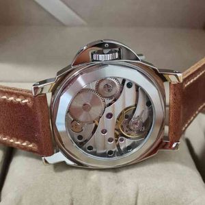 Designer Watch 44 mm Mechanische heren Zwart groene beweging Waterdichte polshorloge luxe horloges