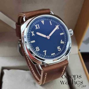 Designer horloge 47 mm mechanisch heren zwart uurwerk waterdicht polshorloge Luxe horloges WENG