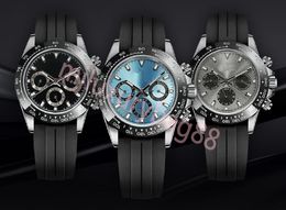 Reloj de diseño AAA Relojes mecánicos Alta calidad Ocio clásico Dhgate Montre de Luxe GMT 40 mm Zafiro Natación Relojes impermeables Esfera negra