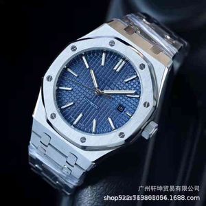 Designer horloge merk Es Luxury Ap15703 Royal Offshore volautomatische mechanische stalen band herenrubber