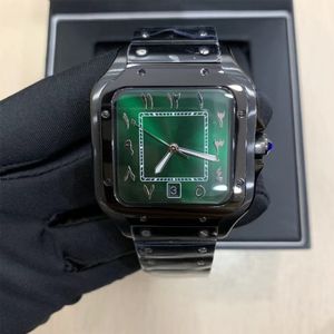 Designerhorloge Klassiek herenhorloge Luxe vierkant horloge 40 mm Geneve Authentieke roestvrijstalen mechanische kast Modieuze Lexwaths