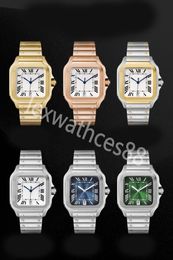 Designer horloge designer heren uurwerk horloges Automatische mechanische horloges Volledig roestvrij staal Lichtgevende waterdichte polshorloges 2023 AAA-kwaliteit