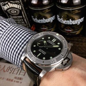 Designerhorloge voor heren Mechanische horloges Automatisch uurwerk Saffierspiegel 47 mm Rubberen horlogeband Horloges Hoge kwaliteit