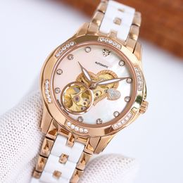 Designer Watch Limited Edition CH Womens kijkt automatisch mechanisch 35 mm keramische horlogeband voor vrouwelijke counter offici￫le replica lady writewatch dames 015