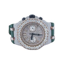 Designer Watch Luxe automatische mechanische horloges topmerk hoogwaardige VVS Moissanite Hip Hop Diamond voor geschenkgebruik van de Indiase exporteur en fabrikant MO