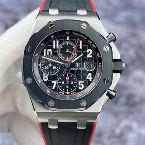 Designer Watch Luxury Automatic Mechanical Watches Series 26470SO VAMPIRE CERAMIC RING CHRONOGRAPHIQUE D'ACIER INOXDUBLE MENS 42MM MOUVEMENT DU MOUVEMENT