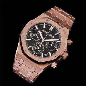 Designer Watch Luxury Automatic Mechanical Watches Series26240orblack Surface Machinery Dial41mm 18krose Gold Movement Wristarch