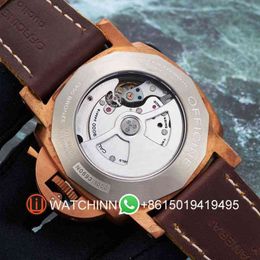 Montre de créateur montres de luxe pour hommes montre-bracelet mécanique mouvement 47mm Bronze Pam 7mn3
