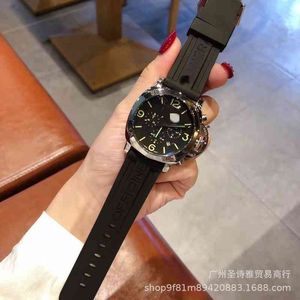 Montre de créateur montres de luxe pour hommes montre-bracelet mécanique bande d'affaires lumineuse deuxième fonction de course W3dy