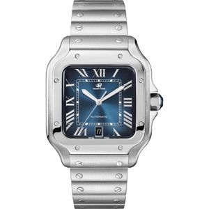 Designer horloge heren horloge automatische beweging roestvrijstalen horlogeband saffierglas vouwbespeling waterdichte orologio di lusso