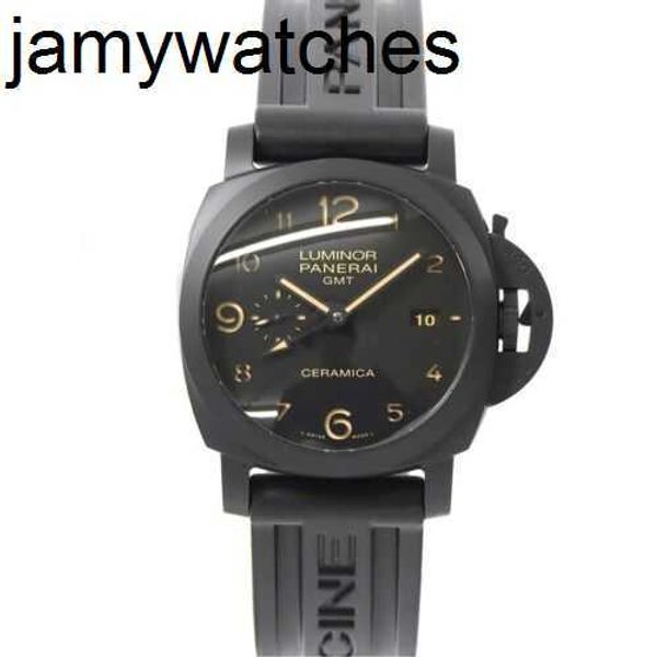 Designer Watch Mens 1950 Paneraii Pam00441 Automatic Black Diad Luxury Full Innewless Steel étanché