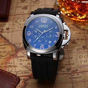 Designer Watch Mens Fashion Strap Multifunctionele waterdichte polshorloge luxe horloges